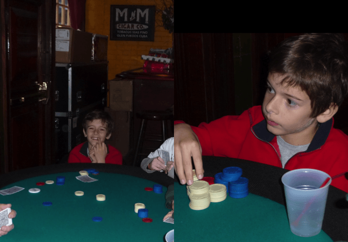 Matthew Beinner begged for a poker party on his 10th birthday.