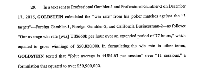 An excerpt from the indictment against Tom Goldstein