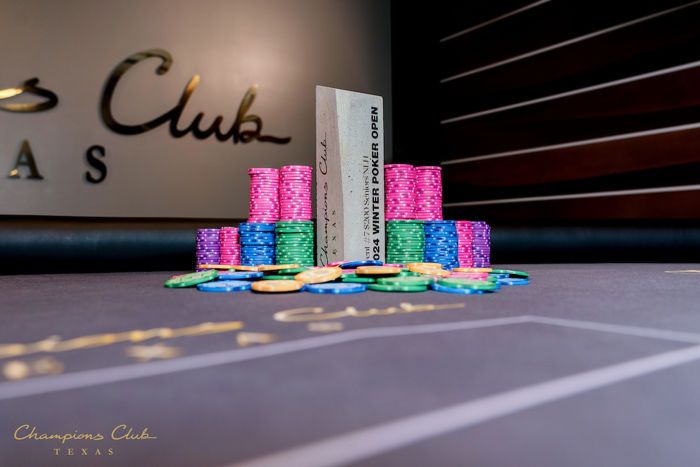 Champions Club Winter Poker Open trophy