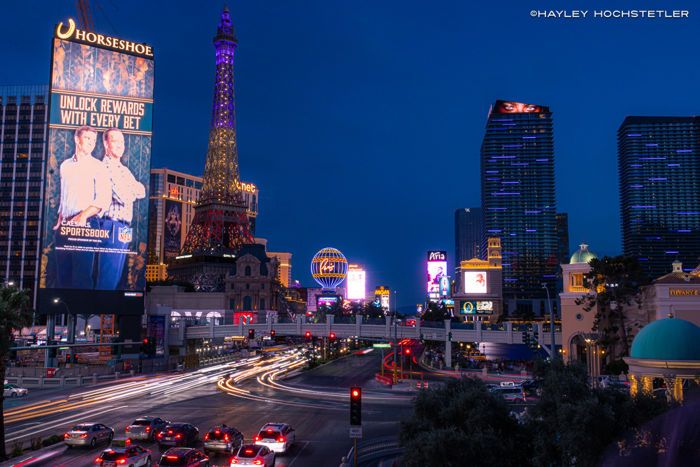 Las Vegas Strip Horseshoe Side