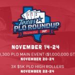 PGT Texas PLO Roundup Will Feature $1 Million Guaranteed Main Event
